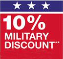 military discount